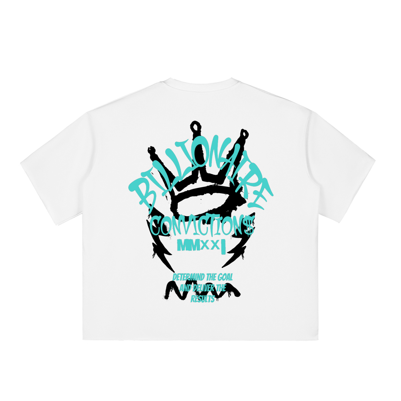 BILLIONAIRE CONVICTION$ RAW EDGE T-SHIRT